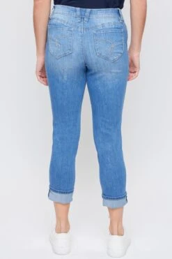 Women's Petite WannaBettaButt Mega Cuff Ankle Jeans -Wana Fashion Shop PP661780 108M13