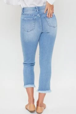 Women's Petite Vintage Fray Hem Jean -Wana Fashion Shop PP971770N C2014 2