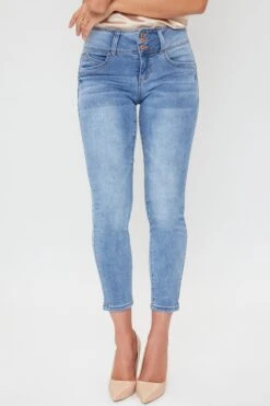Women's Petite WannaBettaButt 3 Button Skinny Ankle Sustainable Jean 30 Women's Petite WannaBettaButt 3 Button Skinny Ankle Sustainable Jean -Wana Fashion Shop PP998651N 108M1 2