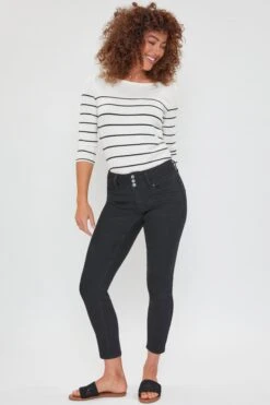 Women's Petite WannaBettaButt 3 Button Skinny Ankle Sustainable Jean 38 Women's Petite WannaBettaButt 3 Button Skinny Ankle Sustainable Jean -Wana Fashion Shop PP998651N W67 2