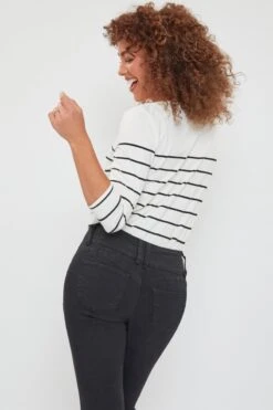 Women's Petite WannaBettaButt 3 Button Skinny Ankle Sustainable Jean 41 Women's Petite WannaBettaButt 3 Button Skinny Ankle Sustainable Jean -Wana Fashion Shop PP998651N W67 3