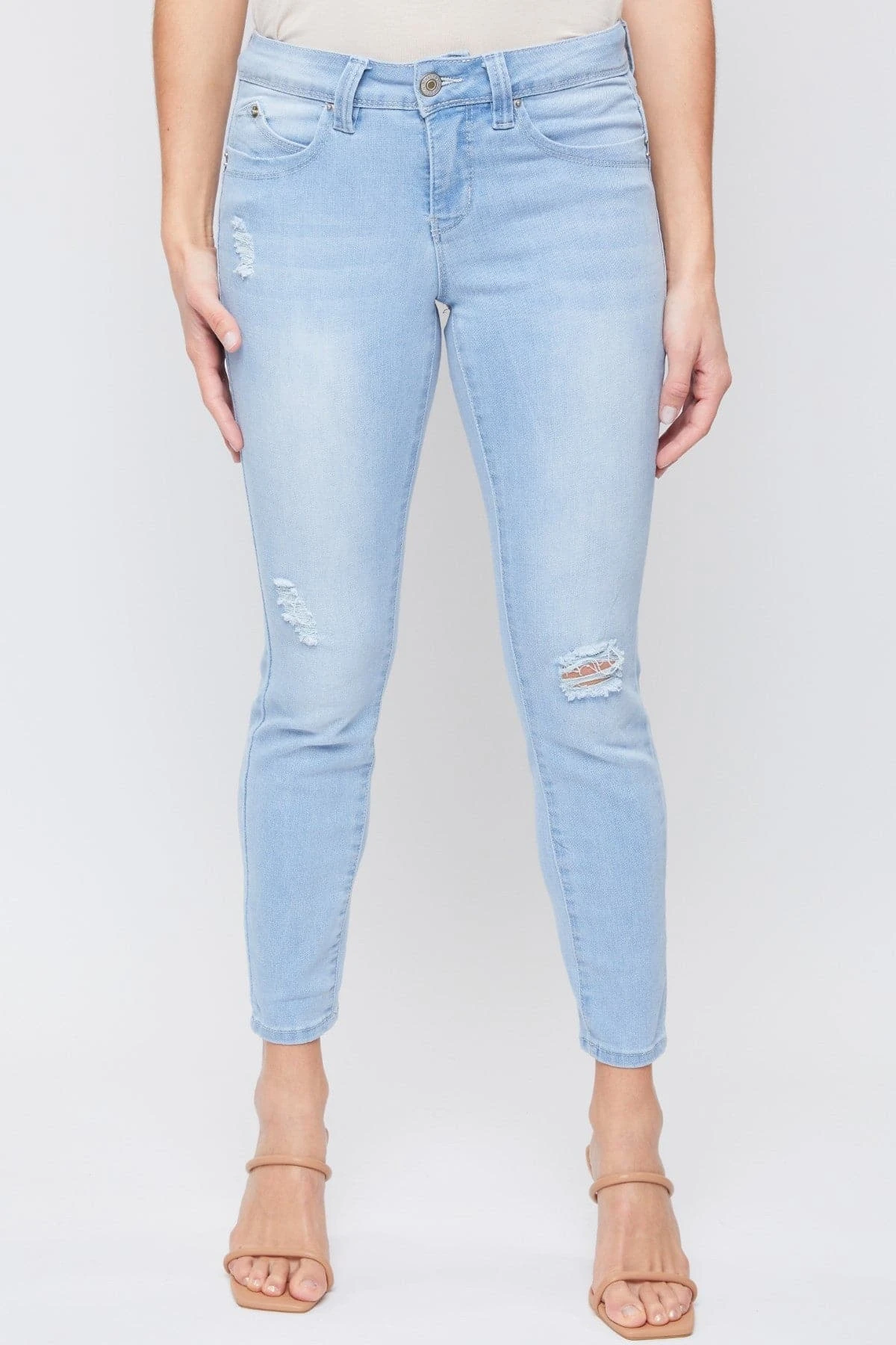 Women's Petite WannaBettaButt Mid Rise Skinny Jeans 8 Women's Petite WannaBettaButt Mid Rise Skinny Jeans - Image 6