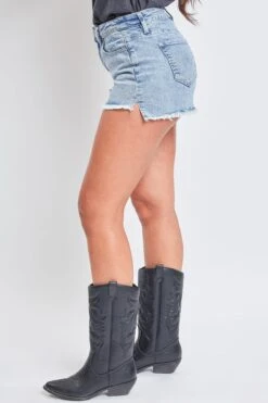 Women's Dream Shorts With Frayed Hem -Wana Fashion Shop S221368 2905L 3
