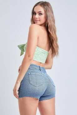 Women's Vintage Dream Shorts With Frayed Hem 24 Women's Vintage Dream Shorts With Frayed Hem -Wana Fashion Shop S232670 2533 4