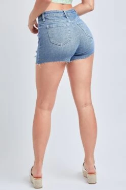 Women's Vintage Dream Shorts With Frayed Hem 26 Women's Vintage Dream Shorts With Frayed Hem -Wana Fashion Shop S232670 2533 5