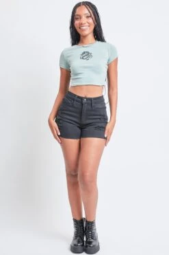 Women's Vintage Dream Shorts With Frayed Hem 33 Women's Vintage Dream Shorts With Frayed Hem -Wana Fashion Shop S232670 W1871 5