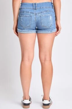 Women's WannaBettaButt 3 Button Cuffed Denim Shorts -Wana Fashion Shop S233456 M1904 3 888eae4a d212 4c00 b9a3 f8e6940aa3bc