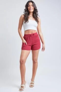 Women's Gauze Shorts -Wana Fashion Shop S2651DG 1391 2