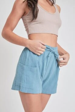 Women's Gauze Shorts -Wana Fashion Shop S2651DG 2850 2