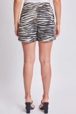 Women's Linen Shorts With Pockets -Wana Fashion Shop S2729LN AN011 5