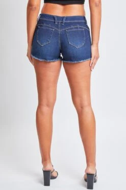 Women's WannaBettaButt Low Rise Frayed Shorts -Wana Fashion Shop S273751N N2879 4
