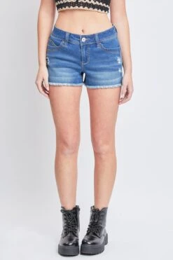 Women's WannaBettaButt Low Rise Frayed Shorts -Wana Fashion Shop S273751N R2879 2