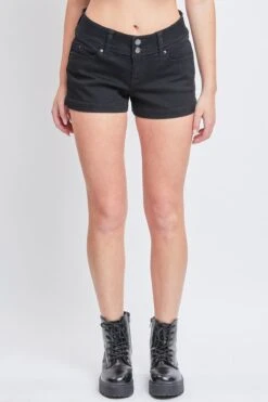 Women's WannaBettaButt Low Rise Denim Shorts -Wana Fashion Shop S273851N W37 2