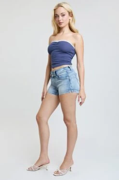 Women’s WannaBettaButt 2 Button Denim Shorts 29 Women’s WannaBettaButt 2 Button Denim Shorts -Wana Fashion Shop S273875 08L 3