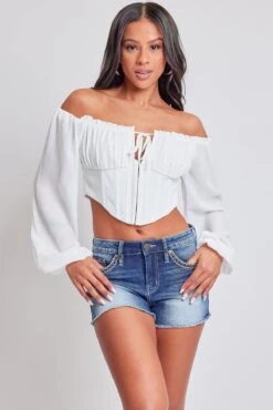 Women's Heavy Stitch Embroidered Frayed Shorts -Wana Fashion Shop S286186 08P 6 c893d6b6 403c 40e8 b95c 612155fb5d63