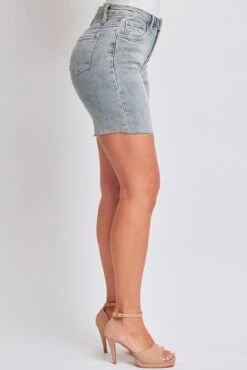 Women's Luxe High Rise Long Short Denim-Distressed 30 Women's Luxe High Rise Long Short Denim-Distressed -Wana Fashion Shop S293560 3020V 3 f2b47859 25db 450c bbbc fed9602ac244