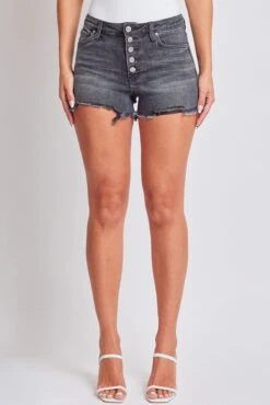Women's Luxe High Rise Fray Hem Denim Short -Wana Fashion Shop S293660 08X 1 4a72551f 0052 485a a946 08594fb884d3