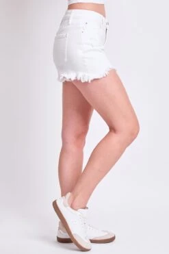 Women's Luxe Summer Fray Hem Shorts -Wana Fashion Shop S307199 K3034 2