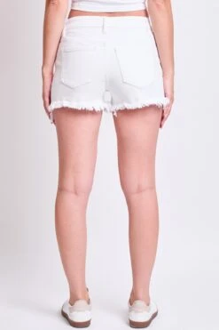 Women's Luxe Summer Fray Hem Shorts -Wana Fashion Shop S307199 K3034 3