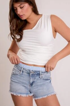 Women's Luxe Low Rise Shorts With Removeable Boxer 19 Women's Luxe Low Rise Shorts With Removeable Boxer -Wana Fashion Shop S314799 09Q 6 1