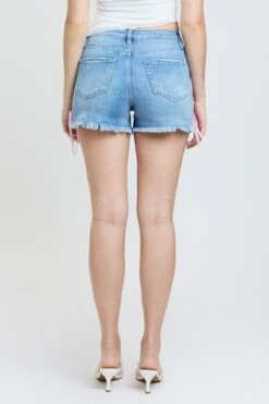 Women's Luxe High Rise Shorts With Lace Up Detail -Wana Fashion Shop S315499 3034C 5