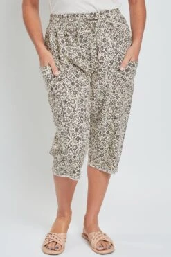 Women's Pull-On Skimmer W/ Side Panel & Wrap Pockets -Wana Fashion Shop WA148LN FL010 2