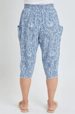 Women's Pull-On Skimmer W/ Side Panel & Wrap Pockets -Wana Fashion Shop WA148LN PS002 5