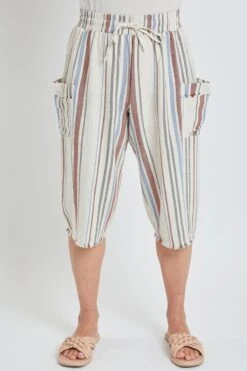 Women's Pull-On Skimmer W/ Side Panel & Wrap Pockets -Wana Fashion Shop WA148LN ST013 1