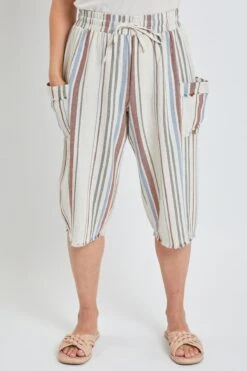 Women's Pull-On Skimmer W/ Side Panel & Wrap Pockets -Wana Fashion Shop WA148LN ST013 2