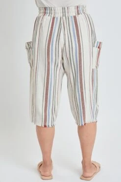 Women's Pull-On Skimmer W/ Side Panel & Wrap Pockets -Wana Fashion Shop WA148LN ST013 5