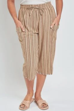 Women's Pull-On Skimmer W/ Side Panel & Wrap Pockets -Wana Fashion Shop WA148LN ST015 2