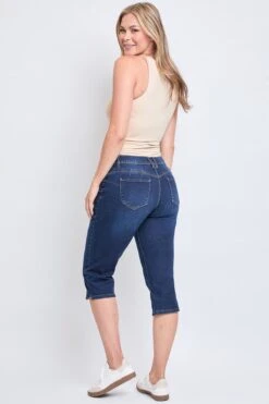 Women's Sustainable WannaBettaButt Capri Jeans -Wana Fashion Shop WC106342 S2661 6