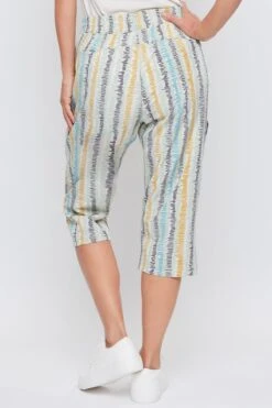 Women's Pull-On Capris With Big Pocket Detail -Wana Fashion Shop WC1106T1 NP006 5