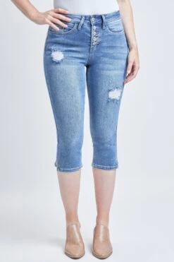 Women's Vintage High Rise Capri Jeans -Wana Fashion Shop WC111070N 2702C 2 Custom e7ffbd5c 24fc 4717 a540 9131c4bb7bf0