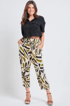 Women's Smocked Waist Relaxed Rise Jogger -Wana Fashion Shop WC1118CG AB006 4 fb27fa45 914a 453b 8814 bd669ec57097