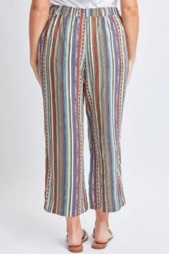 Women's Lifestyle Pull-On Capri W/ Flap Patch Pocket -Wana Fashion Shop WC1119R1 ST019 4