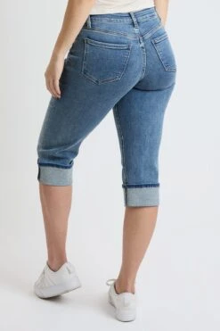 Women's Premium Stretch Essential Cuff Capri -Wana Fashion Shop WC121960 35T 3