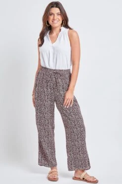 Women's Pull-On Stove Pipe Pant With Tulip Hem Detail -Wana Fashion Shop WF1206R1 MT004 4 054080e8 4109 48da 94ba 7ca5acb5b4ed