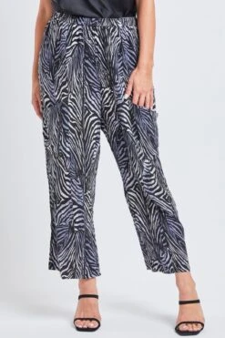 Women's Pull-On Relaxed High Rise Pant -Wana Fashion Shop WF1214CG AN012 2 425a1949 23ea 4e9a b869 099a763df0af