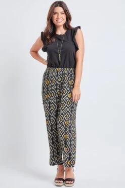 Women's Pull-On Relaxed High Rise Pant -Wana Fashion Shop WF1214CG BA003 4 7d13fc72 4b8c 4fcd 8fff 794fab4aeb29