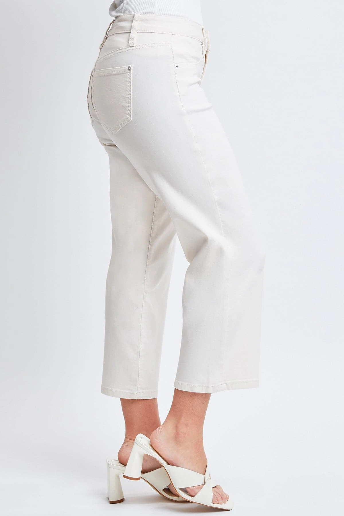 Women's Hyperstretch Cropped Wide Leg Pants 10 Women's Hyperstretch Cropped Wide Leg Pants - Image 8