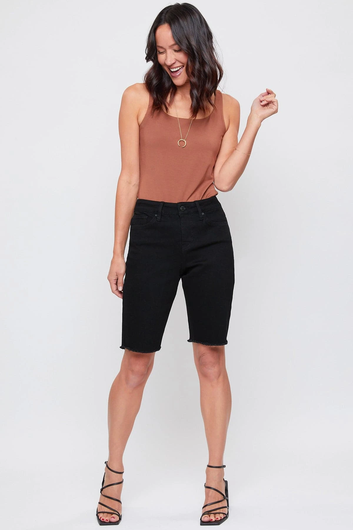 Women's Vintage Dream Bermuda Shorts With Frayed Hem 20 Women's Vintage Dream Bermuda Shorts With Frayed Hem - Image 18