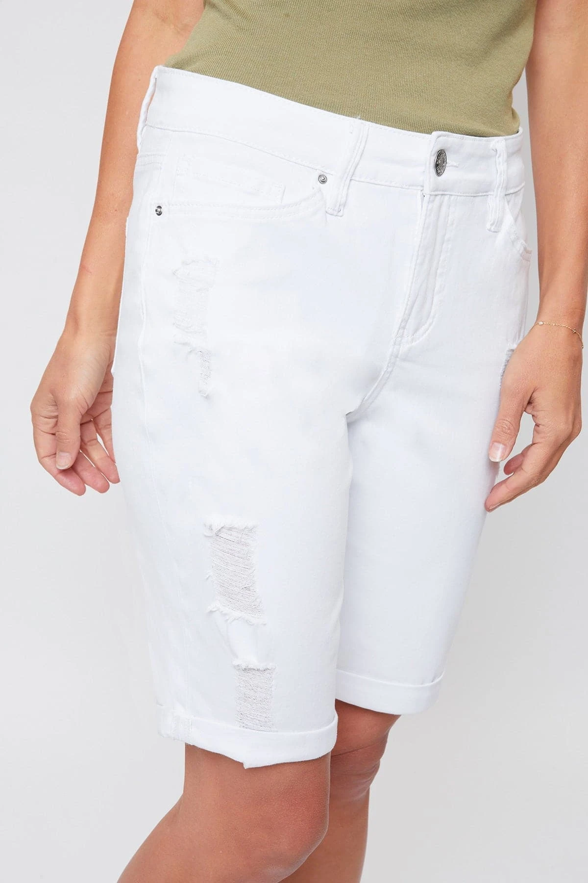 Women's Tummy Control Slim Stretch Bermuda Deal Denim 5 Women's Tummy Control Slim Stretch Bermuda Deal Denim - Image 3