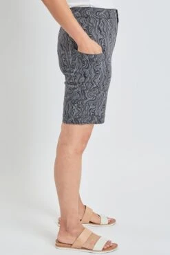 Women's Wide Leg Bermuda Shorts With Big Pockets -Wana Fashion Shop WM1090P1 AB002 3 586eaa67 e337 486e 9403 305cdfd00592