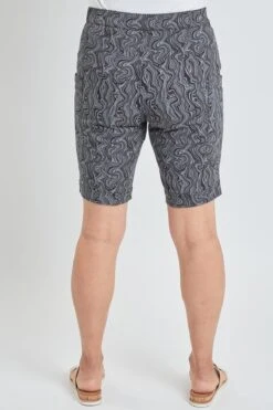 Women's Wide Leg Bermuda Shorts With Big Pockets -Wana Fashion Shop WM1090P1 AB002 5