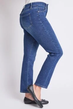 Women's High Rise Basic 5 Pocket Straight Leg Jeans -Wana Fashion Shop WP023929 08S 2