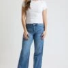 Women's High Rise Wide Leg Jeans With Angled Seam -Wana Fashion Shop WP031399 35M 6 9264d073 6d06 42ad 9777 b6b7b4917cbd