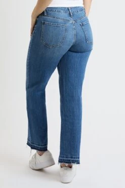 Women's High Rise Wide Leg Jeans With Raw Hem -Wana Fashion Shop WP031899 08M 3 51614ba9 67e8 4cd4 b3e6 d4124dfc68bf