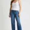 Women's High Rise Wide Leg Jeans With Raw Hem 1 Women's High Rise Wide Leg Jeans With Raw Hem -Wana Fashion Shop WP031899 08M 7