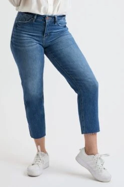 Women's High Rise Straight Leg Jeans With Tummy Control -Wana Fashion Shop WP038299 108M 1 2b370952 a71e 45cc b976 72be99febd4c